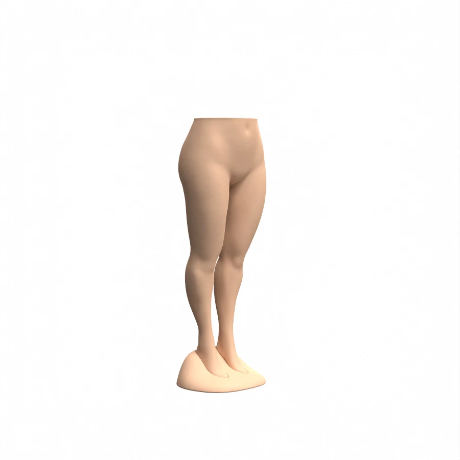 female plastic mannequin leg form 1 female plastic mannequin leg form 1
